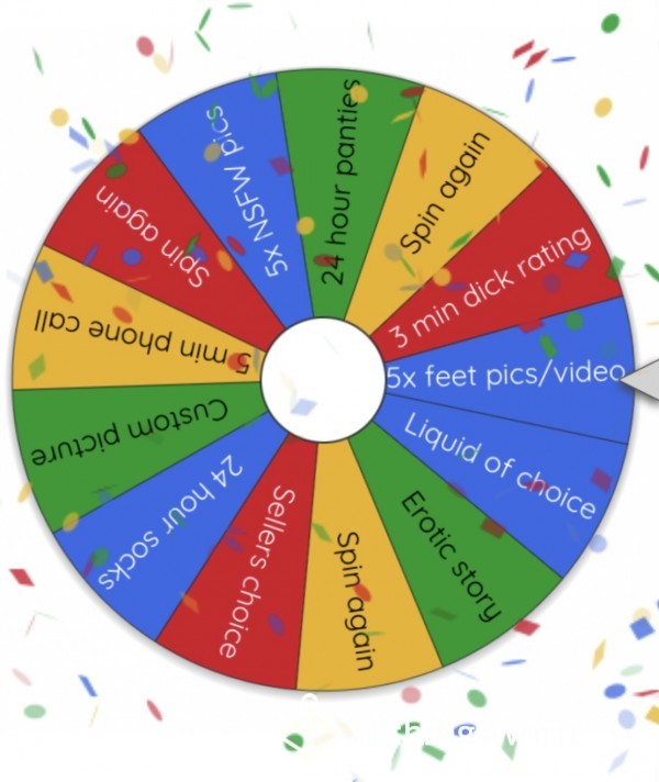 SPIN MY WHEEL, See If You’re Lucky 💋💋💋😈😈😈