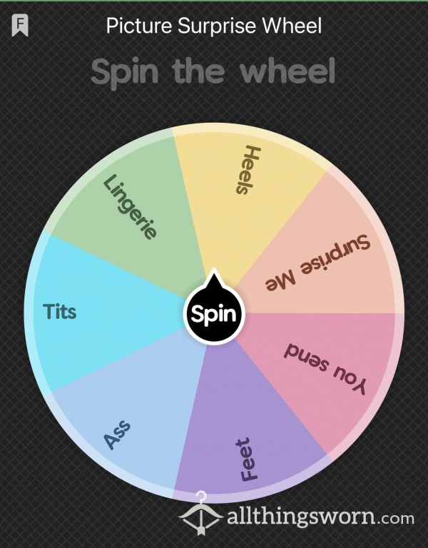 Spin The Surprise Picture Wheel 😈