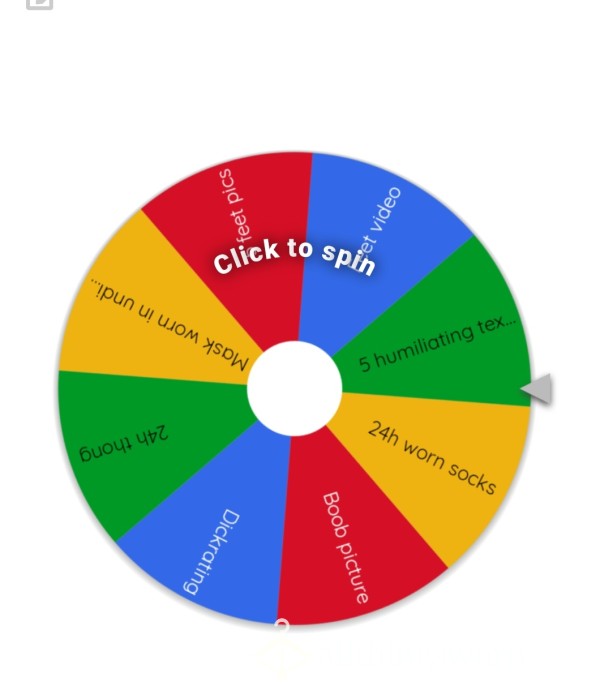 Spin The Lucky Wheel 🎉always Price