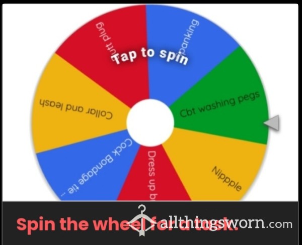 Spin The Wheel For A Task