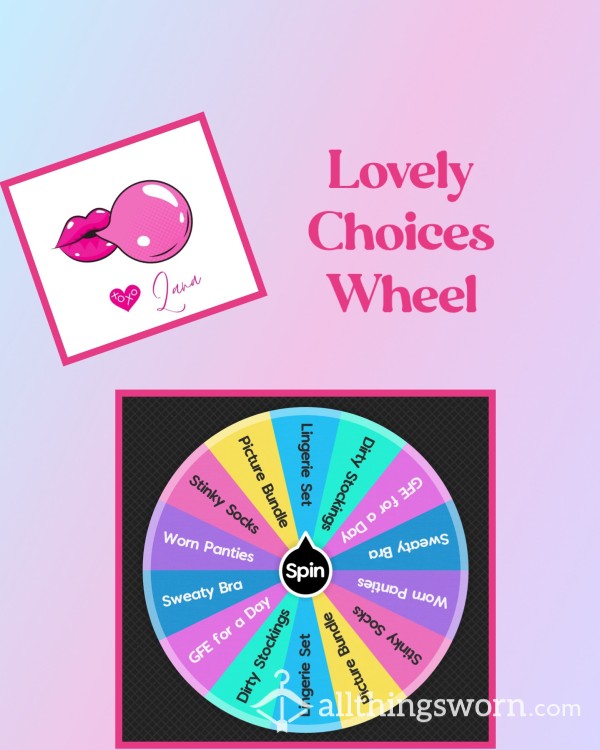 Spin The Wheel For Lovely Choices 💋👑