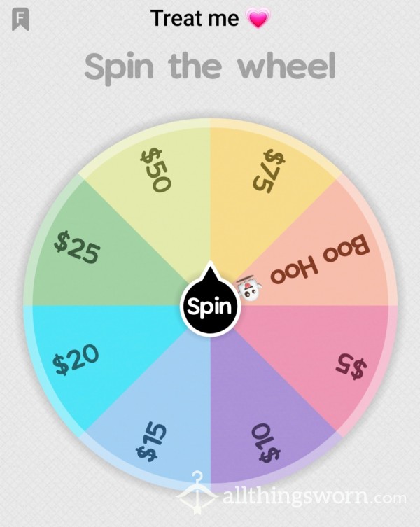 Spin The Wheel Give Me A Treat