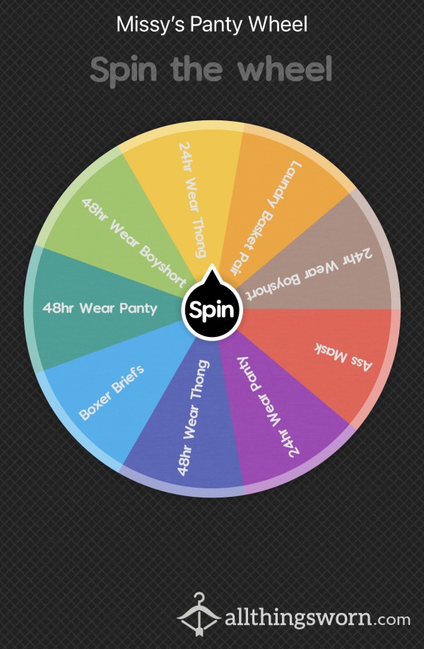 Spin The Wheel - Panties