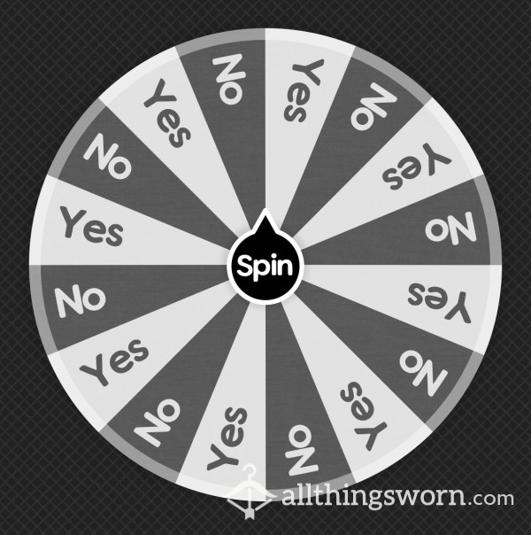 Spin The Wheel - Shall I Let You Cum?