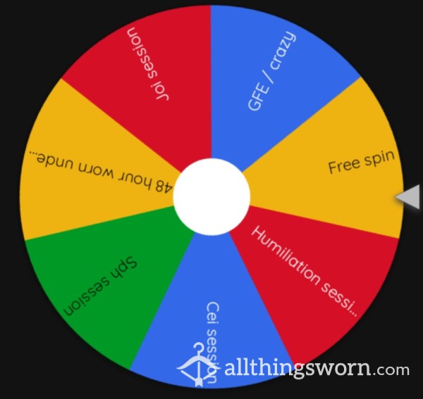 Spin The Wheel To Reveal 😉💦