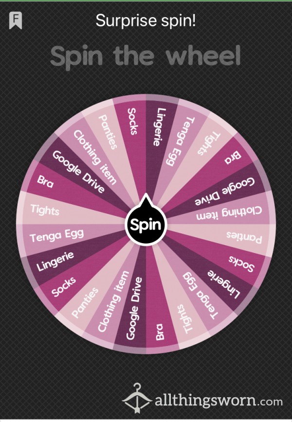 Spin To See What You Get!
