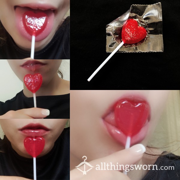 AUSSIE BABES SPIT COVERED CANDY POPS 💋💦