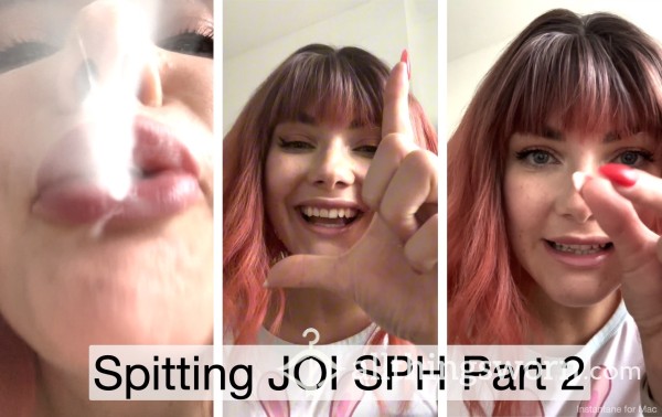 Spitting JOI Small Penis Humiliation Part 2