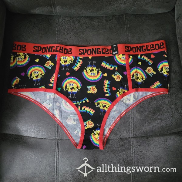 Spongebob Rainbow Cotton Panties