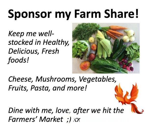 Sponsor My Farm Share!  Xx  Girlfriend Experience / FinDom  Xx  Let's Make A Healthy Dinner With Fresh Ingredients From The Farmers' Market!  Xx  ;)