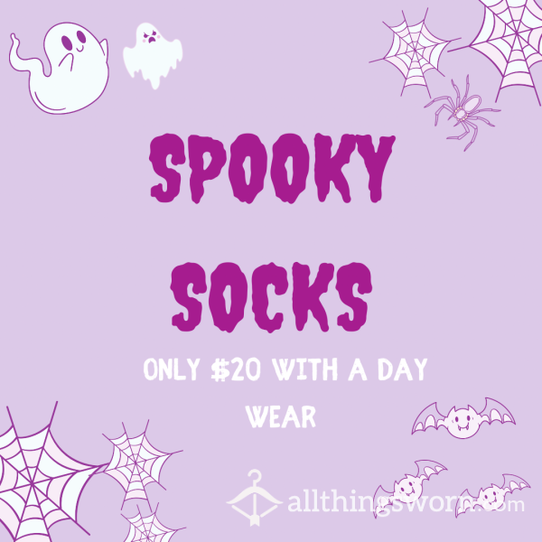 Spooky Knee High Socks