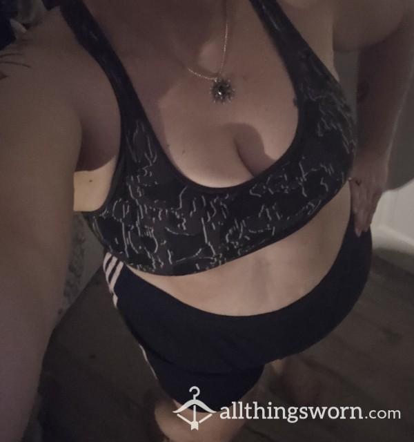 Sports Bra And Shorts , Xl, Worn For Long Workout