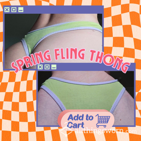 Spring Fling Thong
