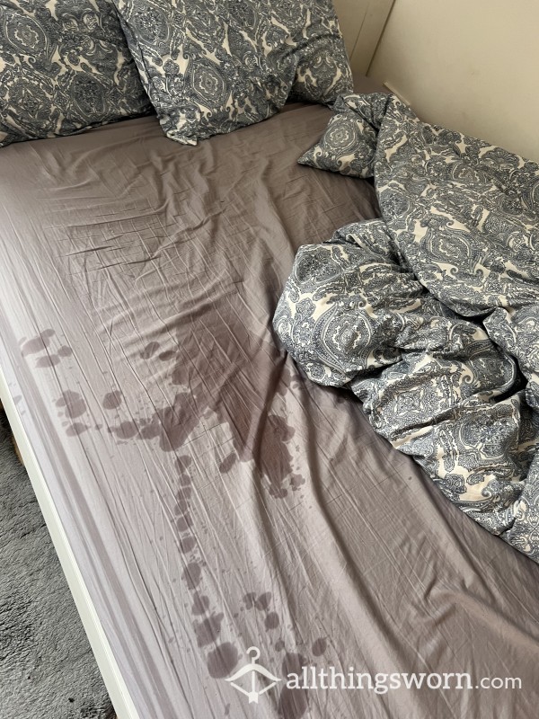 Squirt And Lemonade Soaked Bed Sheet