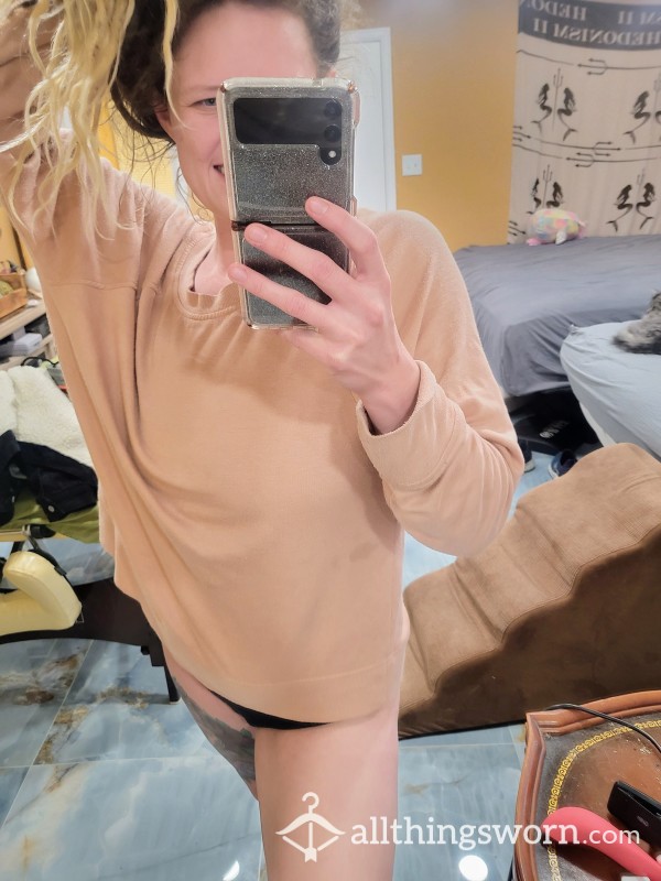 Stained Peach/Pink Sweater