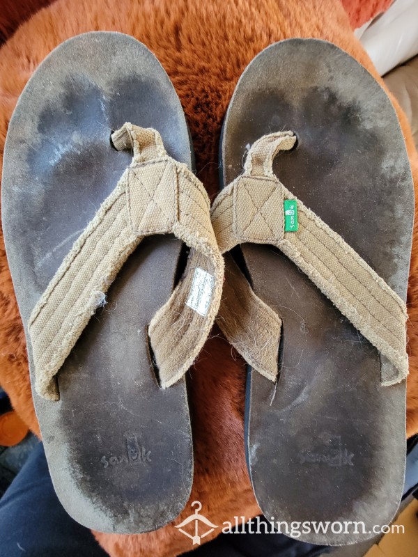 Stained Sandals