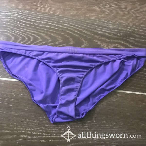Stained Stinky Ripped Well Worn Panty Thong Bue