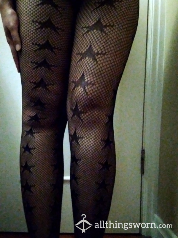 Star Print Stockings/tights