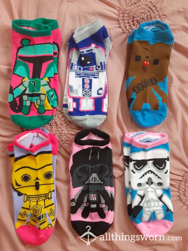 Star Wars Sock Collection! (3 Day Worn, Extra Gift Included)