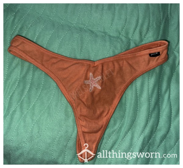 Starfish Cotton Thong