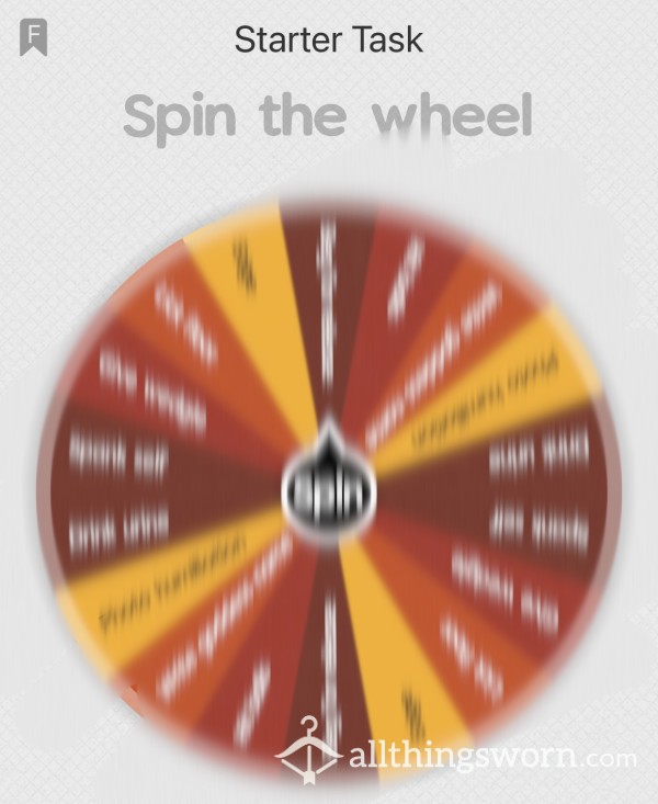 Starter Task Wheel