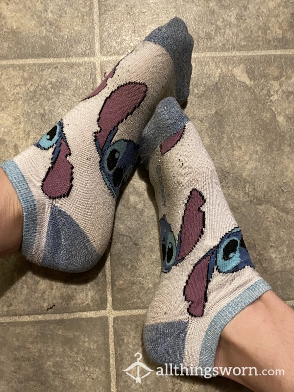 Stitch Character Socks Well Worn