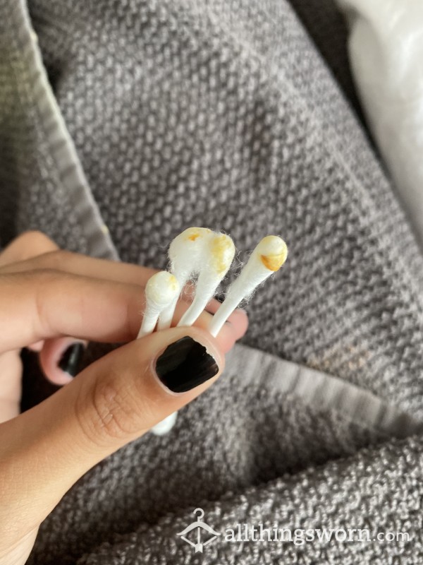 Sticky Earwax Q Tips