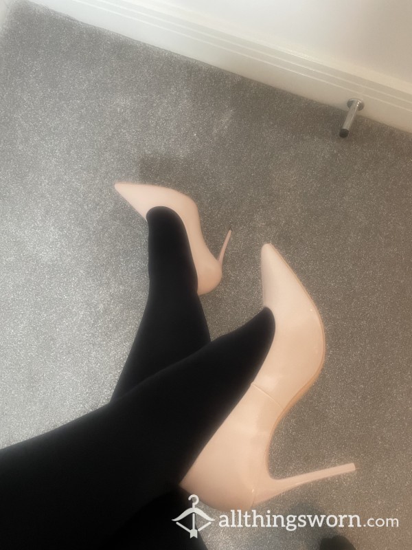 Stiletto Heel Dangling And Try On