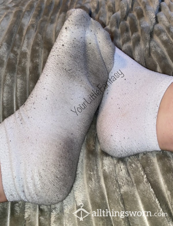 Stained White Socks