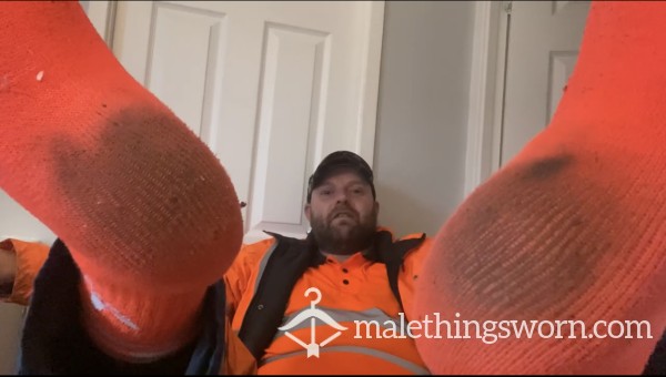 Ultimate Stinking Orange Adidas Socks