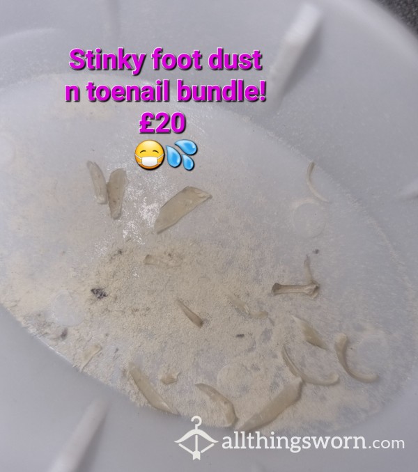 😈 Stinky Foot Dust N Toenail Bundle! 😈