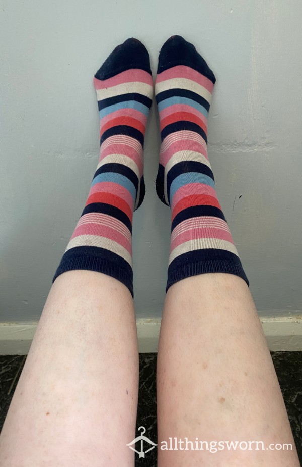 Stinky Long Striped Socks