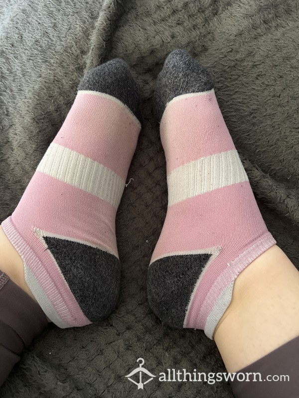 Stinky Pink Gym Socks
