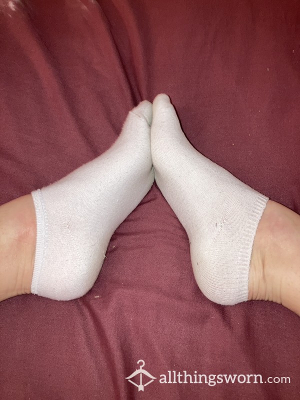 Stinky White Trainer Socks