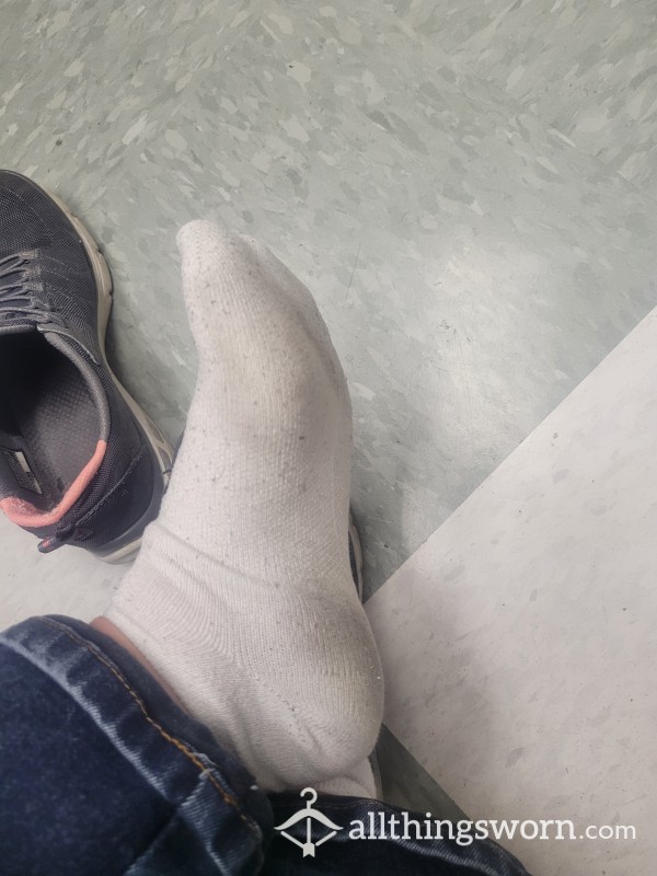 Stinky Work Socks (Petite Size 6) Freshly Worn!!