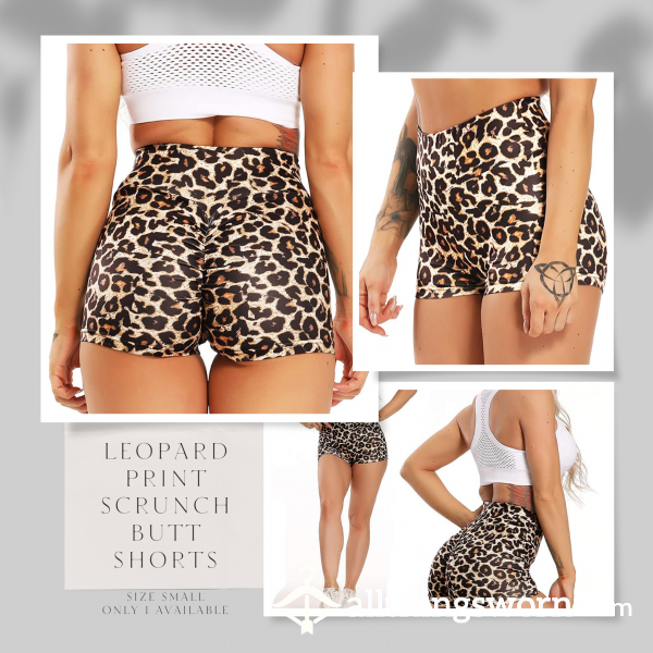 🛒🖼️🏖️Stock Photos Used🏖️Leopard Print Booty Gym Shorts🏖️Wore These When I Was A Waitress At A Strip Club🏖️Got A Lot Of Compliments On My Bewitching Fat Ass🏖️Additional Photos Included In List