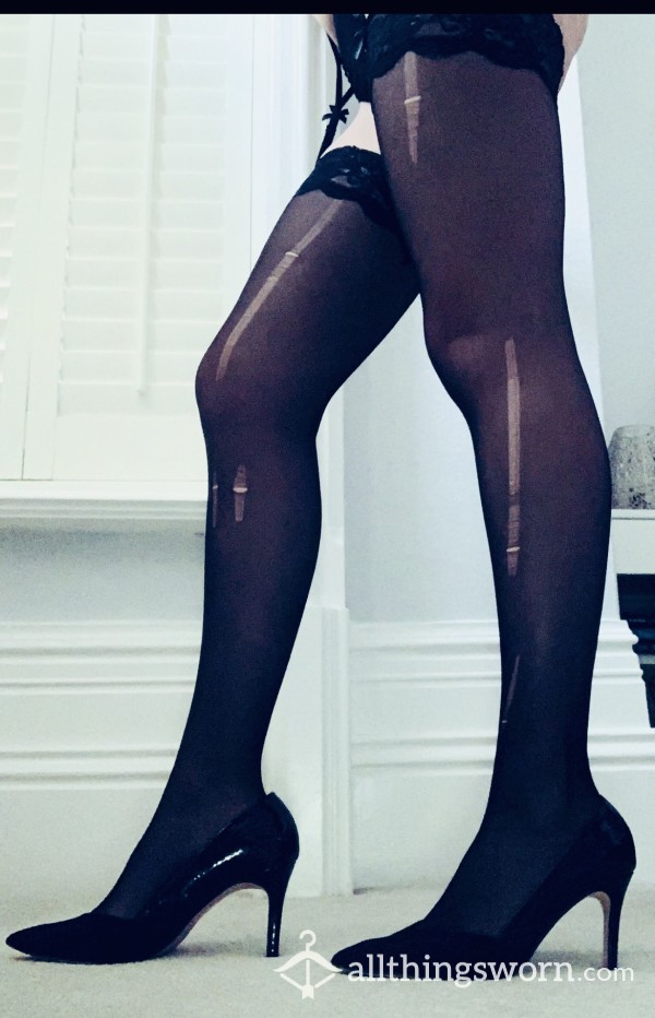 Stockings - Ripped From A Hot Date !