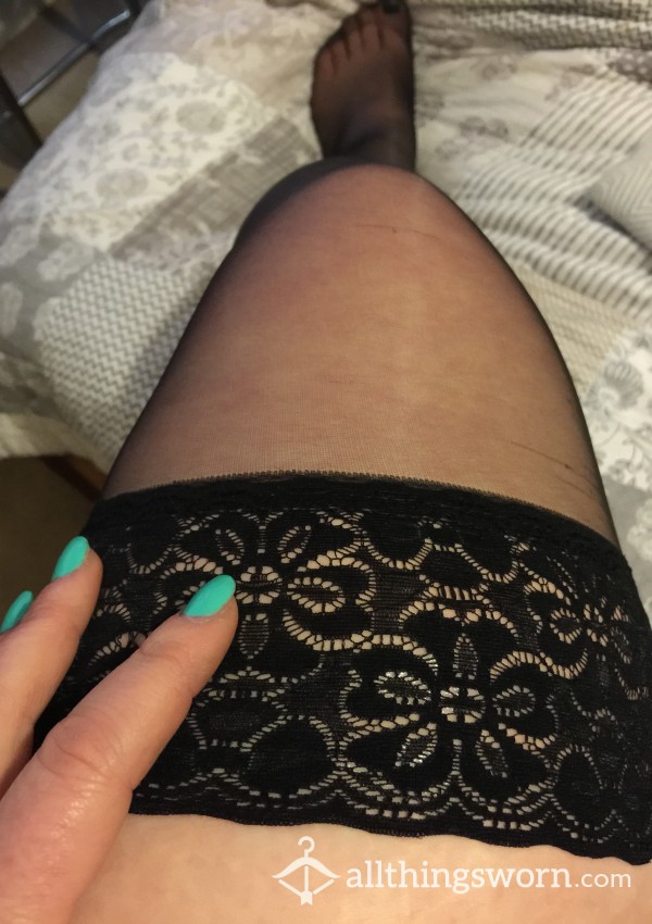 Stockings Worn All Day In The Office