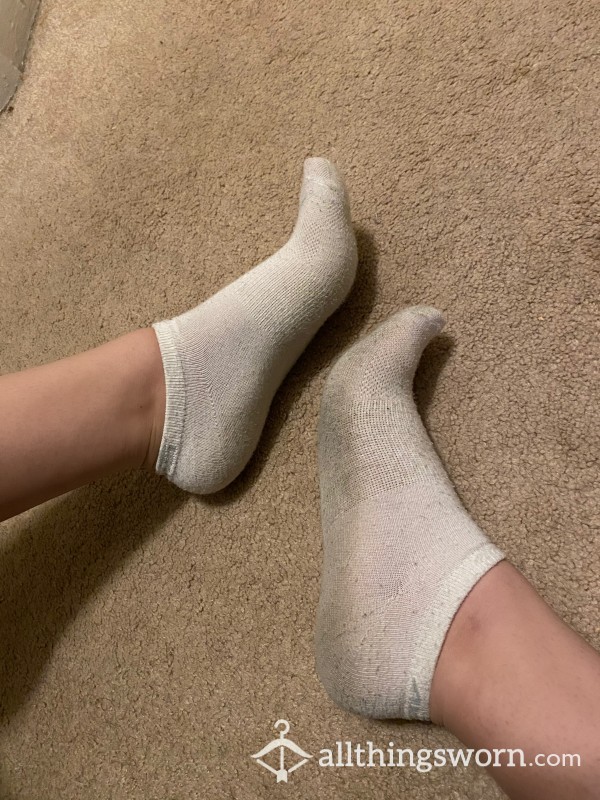 Stole My Mom’s Filthy White Ankle Socks