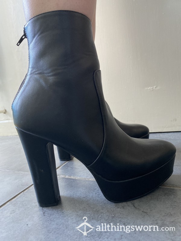 Stomper Heeled Boots