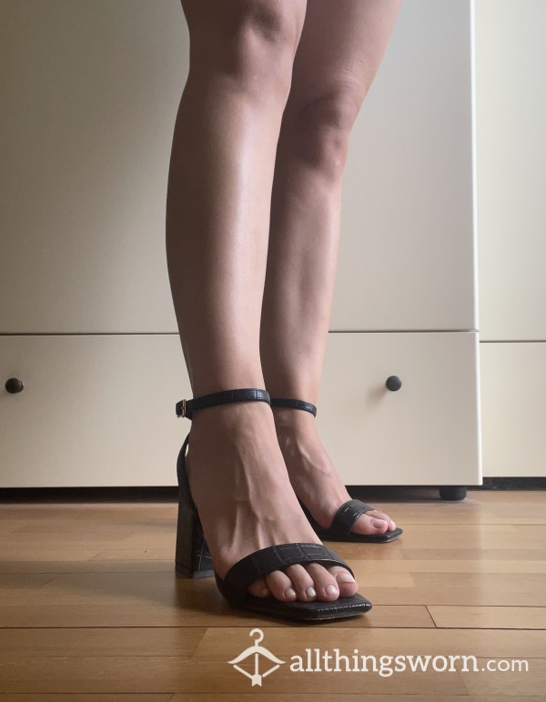 Strappy Black Sandals