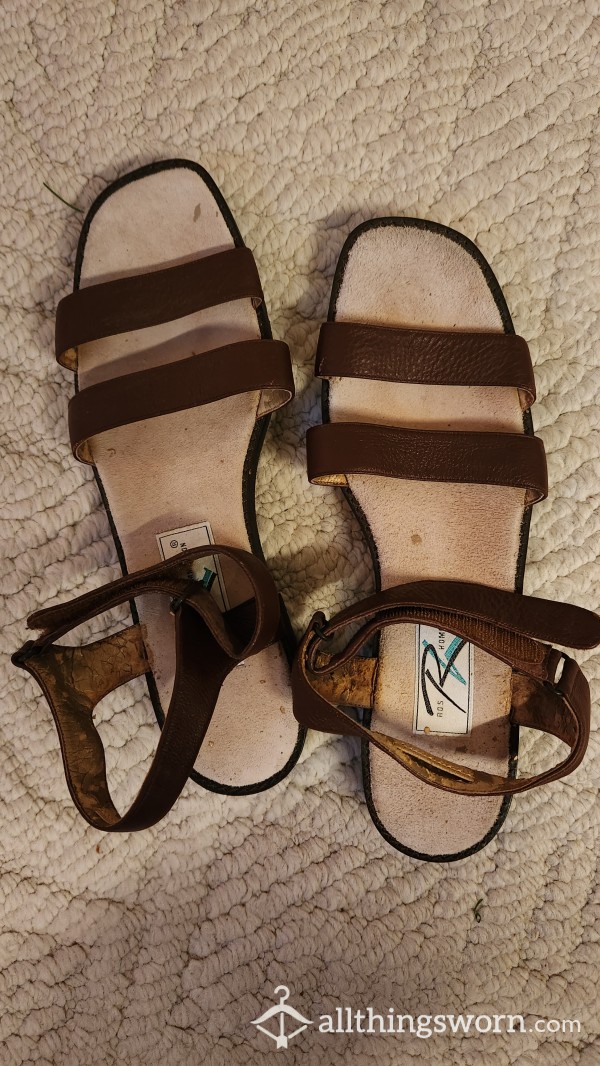 Strappy Brown Sandals
