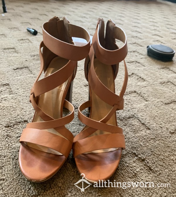Strappy High Heels Size 10