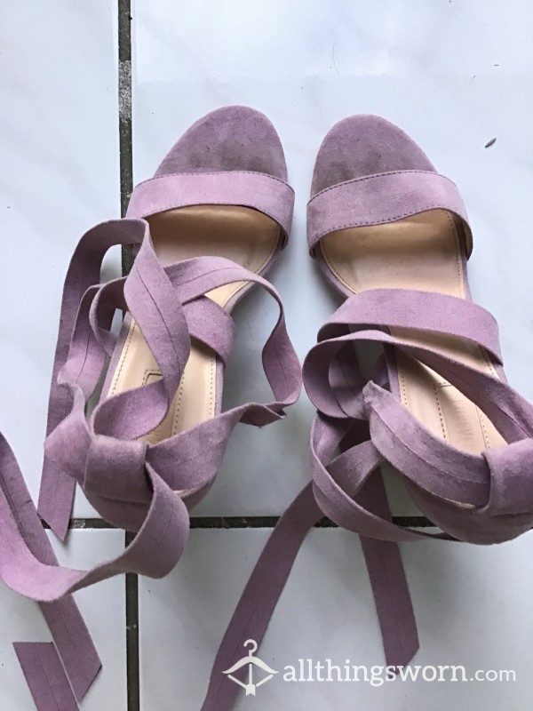 Strappy Lilac 3” Heels
