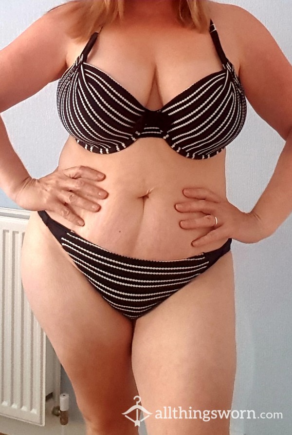 Striped Bikini Size 14