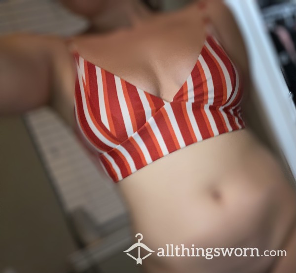 Striped Sexy Bikini Top❤️‍🔥