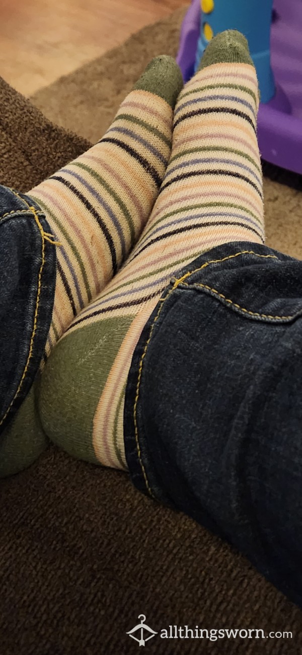 Striped Sweaty Socks