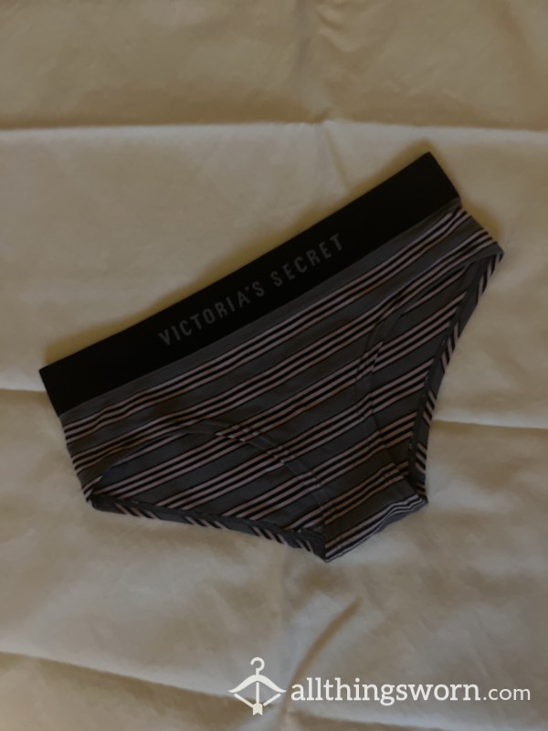 Striped Victoria’s Secret Dirty Panties