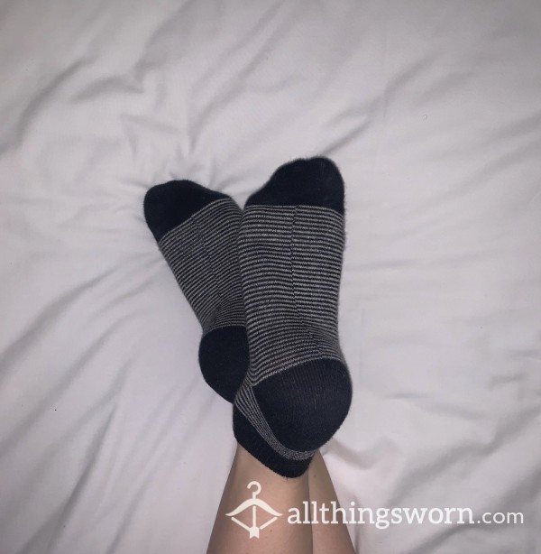 Stripey Socks Worn On A Weekday Getaway