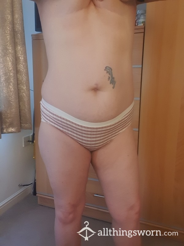 Stripped Cotton Knickers